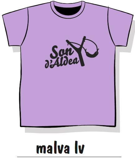 camiseta malva